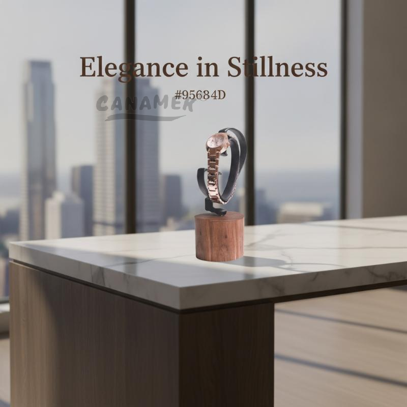 Jewelry And Watches Inc - Suporte de madeira em forma de