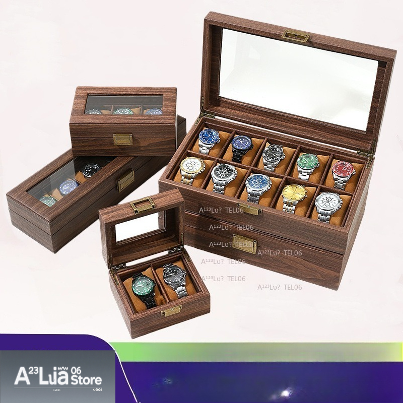 Caixa de Relógio Vintage em Co - Watch Display Box avaliação e preço